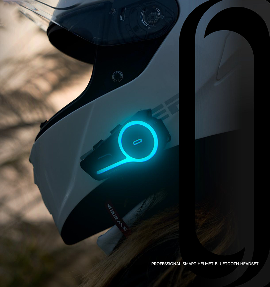 Tai nghe Bluetooth thông minh cho mũ bảo hiểm xe máy