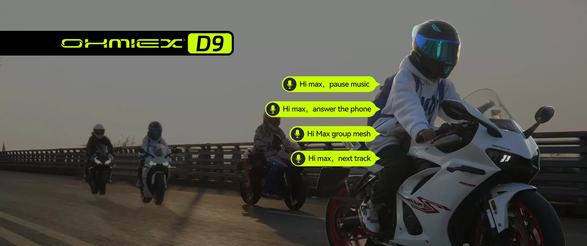 Tai nghe Bluetooth thông minh dành cho mũ bảo hiểm